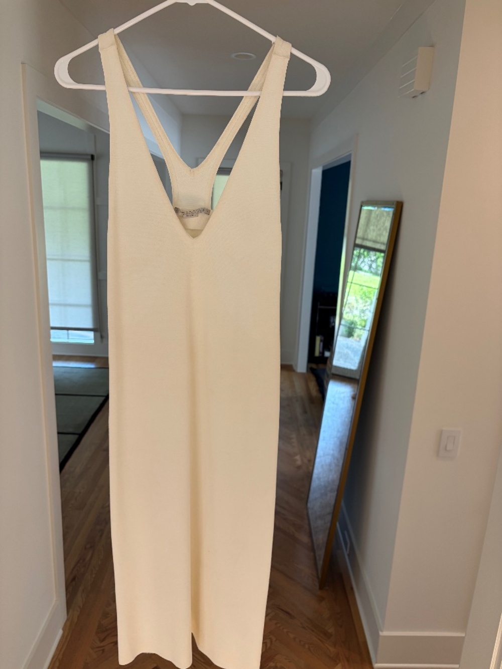 Stella McCartney Ivory Crepe Open Back Maxi Dress IT 38 / US 2